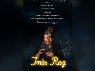 Hors Normes, le spectacle d'Inès Reg disponible sur Prime Vidéo à partir du 18 avril