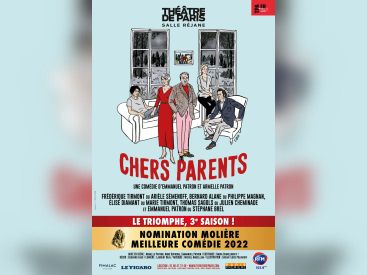 Chers Parents, la comédie continue au Théâtre de Paris jusqu'au 30 juin 