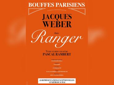 Ranger, la pièce de Pascal Rambert avec Jacques Weber de retour 