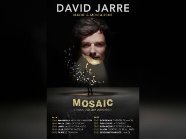 David Jarre, le premier one man show du magicien au Trianon à Paris
