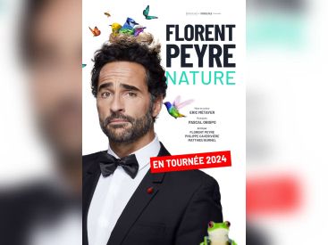 Florent Peyre aux Folies Bergère pour la dernière de son spectacle Nature 