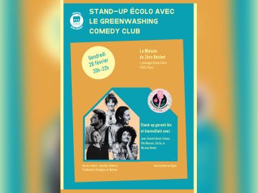 Greenwashing Comedy Club : soirée stand-up écolo à la Maison du Zéro Déchet 