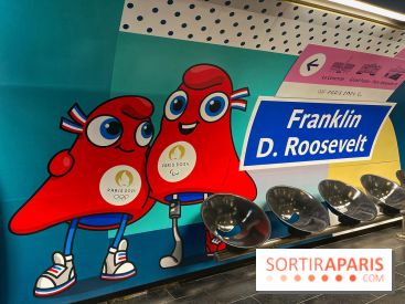 Jeux olympiques et paralympiques Paris 2024 - Visuel - métro Roosevelt