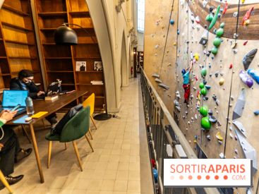 Climbing District Saint-Lazare, la salle d'escalade et espace coworking cachée dans une chapelle -  A7C8029