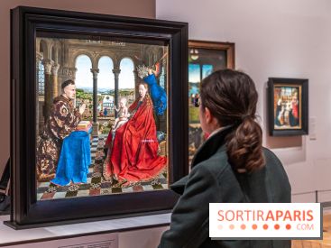 Exposition Revoir Van Eyck, La Vierge du chancelier Rolin au Musée du Louvre
