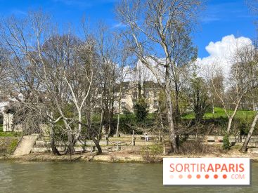 Croisière olympique sur l'île Saint-Denis - quais Epinay-sur-Seine