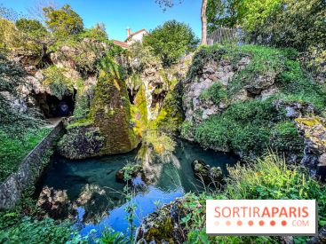 Parc du Dr Fauvel à Villennes sur Seine, grotte et cascades