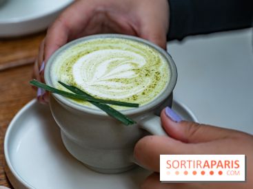 Fu Patisserie et coffee shop Paris 13e -  latte panda ou matcha