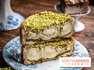 Nèulo Pâtisserie,le Paradis du flan par Pierre Jean Quinonero -  flan pistache