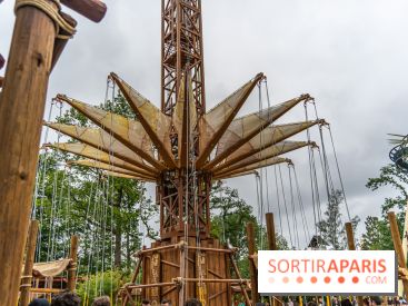 Parc Astérix : inauguration de la Tour Numérobis avec Jamel Debbouze