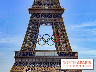 Tour Eiffel anneaux jeux olympiques Paris 2024
