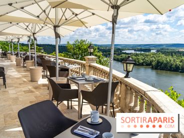 Le Brunch à volonté du belvédère au Domaine de la Corniche dans les Yvelines - photos -  terrasse