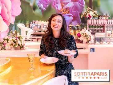 Le Café de la Rose Lancôme par Nina Métayer sur les Champs-Elysées à Paris -  A7C7168
