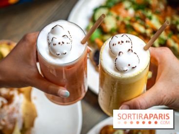 Brunch indien à Paris par Baranaan et Pingwoo -  lassis rose et mangue