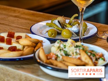 Tina restaurant - bar à Tapas Paris 6  -  Guildas boqueron