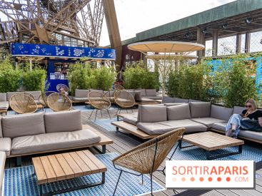 La terrasse sur la Tour Eiffel 2024 en mode JO Paris 2024 - les photos