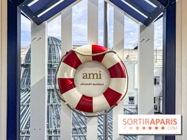 AMI Paris aux Galeries Lafayette Haussmann : pop ups, glacier et crêperie AMI par Julien Sebbag