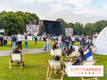 La Fan zone de Saint-Quentin en Yveli!nes, soirée Ofenbach et drones