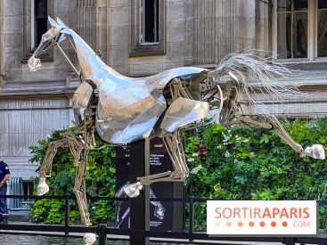 ZEUS, cheval métallique de la cérémonie d'ouverture des JO de Paris 2024 à l'Hôtel de Ville - image00023