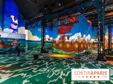 Exposition Astérix à l'Atelier des Lumières, le voyage immersif