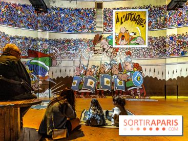 Exposition Astérix à l'Atelier des Lumières, le voyage immersif