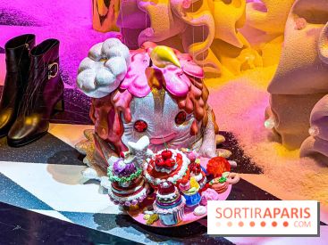 Les vitrines de Noël 2024 des Galeries Lafayette Haussmann avec Vianney et Kevin Germanier