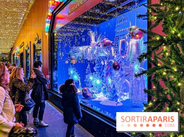 Les vitrines de Noël 2024 des Galeries Lafayette Haussmann avec Vianney et Kevin Germanier