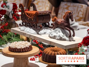 La Bûche de Noël 2024 et créations de Fête du Cheval Blanc par Maxime Frédéric et son équipe