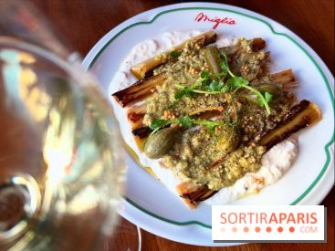 Miglia - Poireaux à la flamme, stracciatella fumée