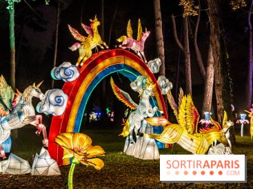 L'Odyssée Lumineuse 2024, le parcours de lumières au Parc Floral - les photos -  licornes