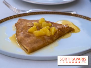 Le tea time Impérial de Noël du Ritz Paris, l'expérience exceptionnelle - les photos -  crêpes Suzette 
