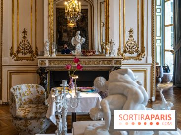 Café Ginori à Paris - tea time et apéritivo Place Vendôme - cheminée