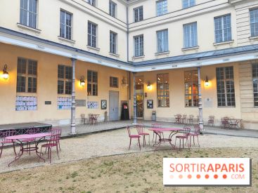 Centre Culturel Irlandais et sa bibliothèque  - cour