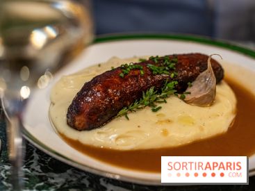 Le Bistro des Livres, le restaurant français pour les amoureux des bouquins -  saucisse purée 