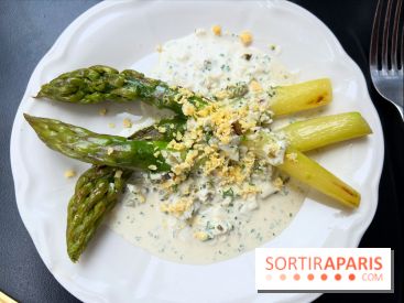 Le Cochon à l'Oreille - Asperges, sauce mimosa