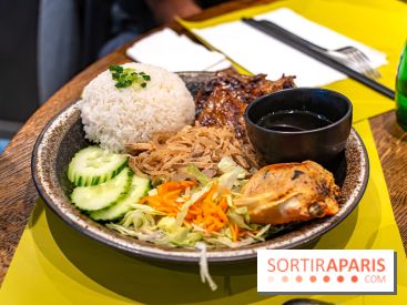 Comme au Vietnam, restaurant vietnamien Paris 13e - cơm thịt nướng chả cua bì