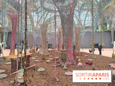 Ernesto Neto tisse une nouvelle installation monumentale gratuite au Grand Palais, nos photos