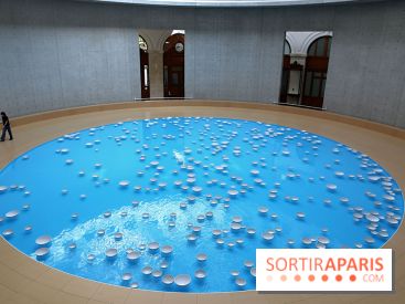 Clinamen, nos photos de l'une installation aquatique et musicale à la Bourse de Commerce - Clinamen Bourse de Commerce 2 fotor 20250606151413