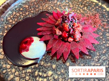 Restaurant Alan Geaam - Le Thon rouge Betterave, sésame noir, épices kamouneh