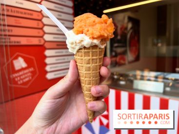 La Glace Alain Ducasse - Sorbet pamplemousse-vermouth, glace cacahuètes