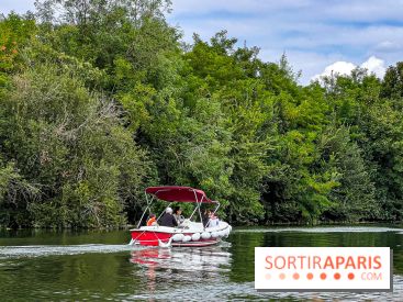 Base nautique de Bougival (78) : bateaux sans permis, aire de jeux et guinguette en bord de Seine
