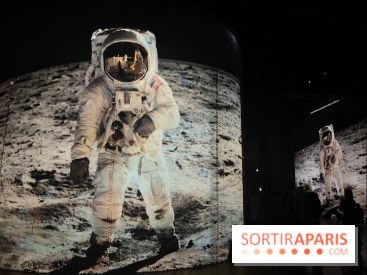 Destination Lune : un voyage immersif dans les étoiles à l'Atelier des Lumières - photos