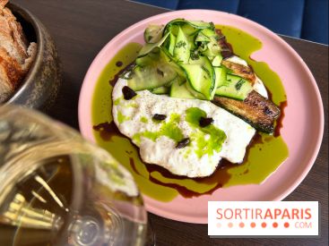 Comptoir Lazu - Courgettes crues et cuites, stracciatella