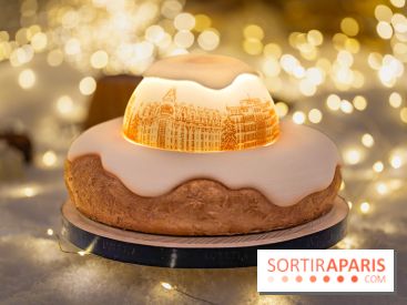 la Bûche de Noêl du Mandarin Oriental Lutetia aux Lumières de Paris