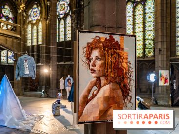 Exposition street-art et mode gratuit dans une chapelle à Paris : à la Croisée des Arts - photos