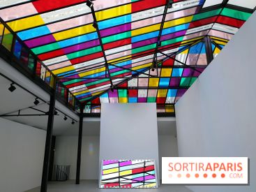 Daniel Buren et Miles Greenberg, nos photos de l'expo au Reiffers Art Inititiatives à Paris