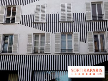 Daniel Buren et Miles Greenberg, nos photos de l'expo au Reiffers Art Inititiatives à Paris 