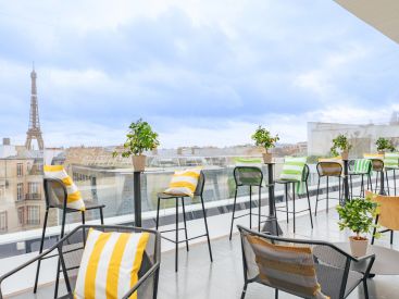 Un hiver ensoleillé au sommet de Paris