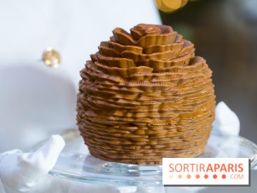 La Bûche de Noël du Péninsula 2025 : Joyaux des Pins - A7C07911