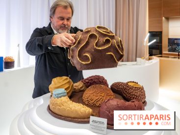 Bûches de Noël et créations de fête 2025 de Pierre Hermé : les Abysses